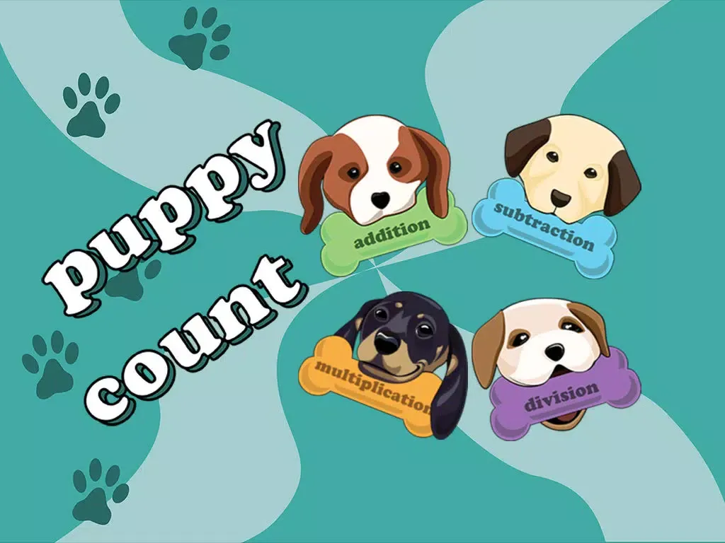Ảnh chụp màn hình của Puppy Count iPad 