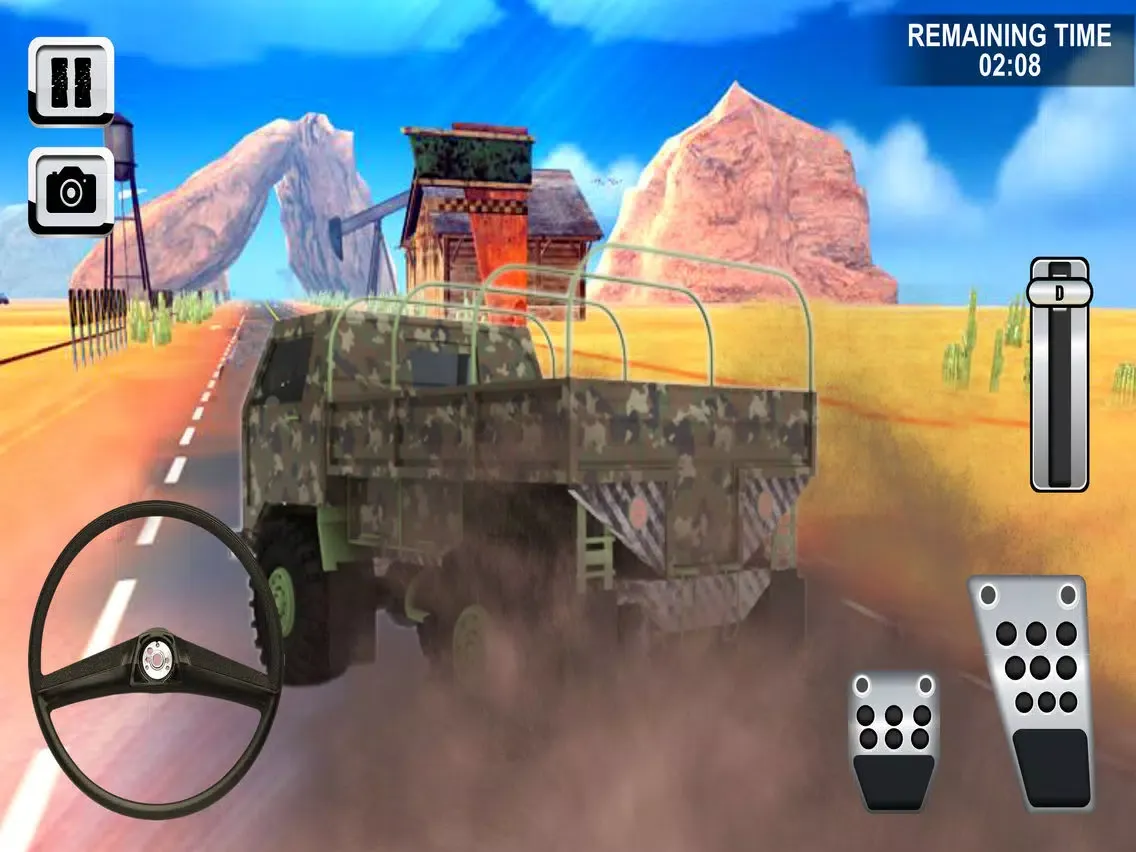 Army Cargo Truck Parking iPad  স্ক্রিনশট