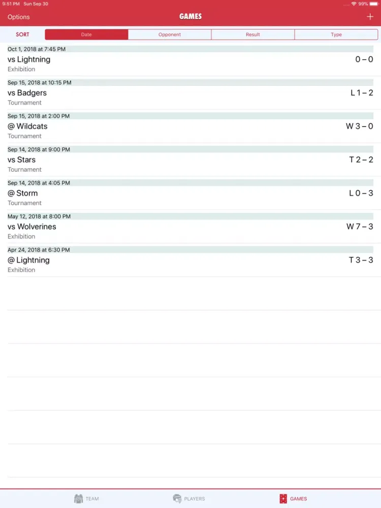 Goaliath Hockey Stats Tracker iPad  Ekran Görüntüleri