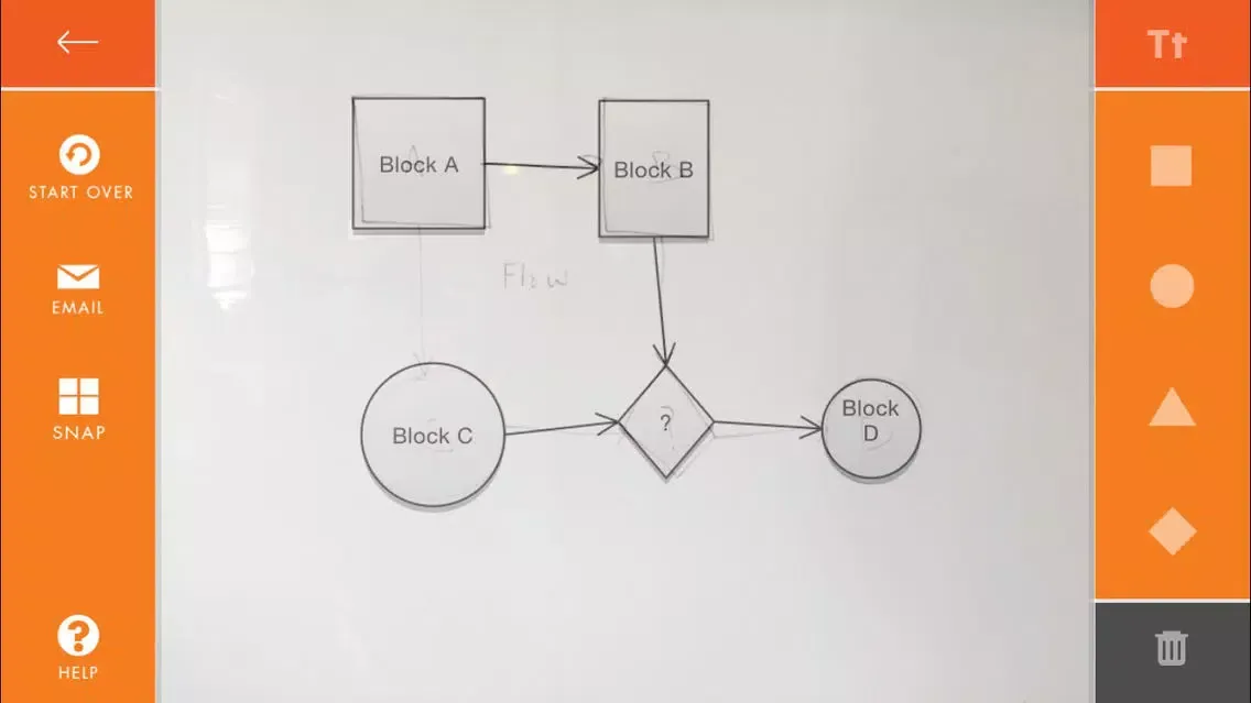 Snappt – Capture & Convert Freehand Whiteboard Diagrams, Drawings, Charts, Meeting Notes, & Ideas into Editable, Sharable Digital Files Ekran Görüntüleri