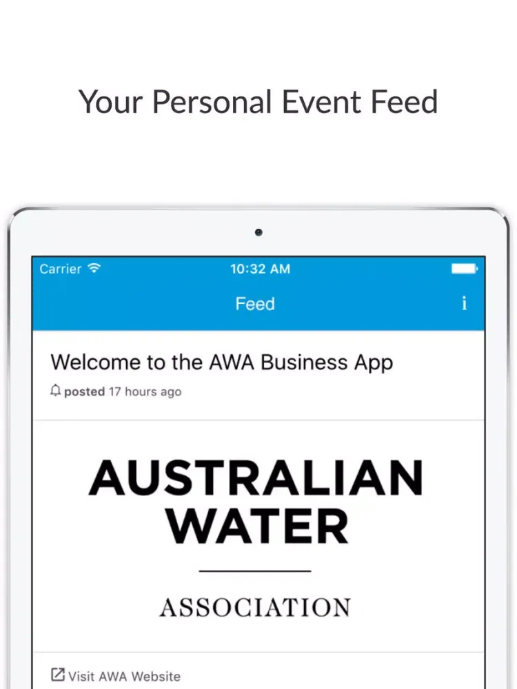 تصاویر Australian Water Association iPad 