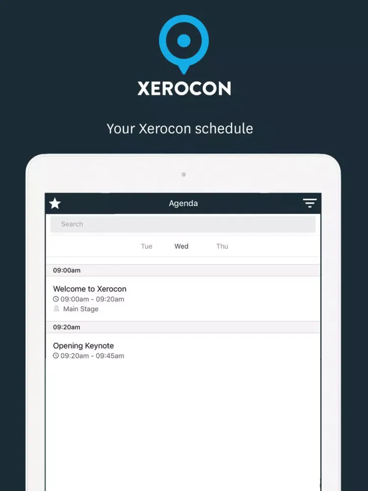 Captures d'écran de Xerocon iPad 
