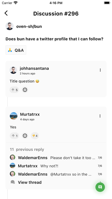 Ảnh chụp màn hình của Gitown for Github