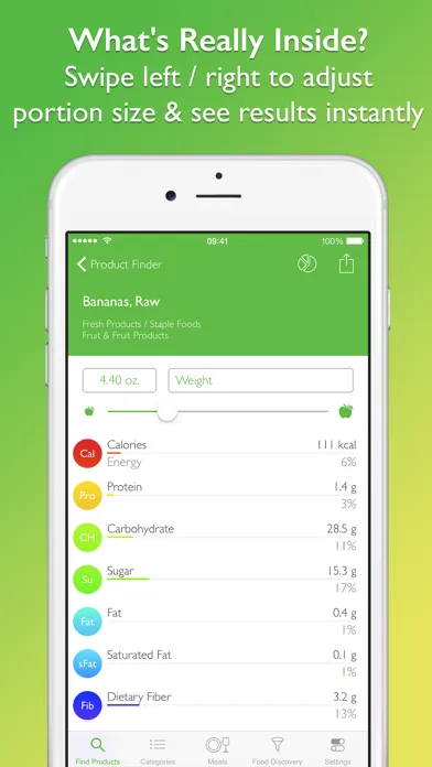 Screenshot di CalorieGuide Food Nutrition Facts Calculator for Fresh Produce & Healthy Diet Living