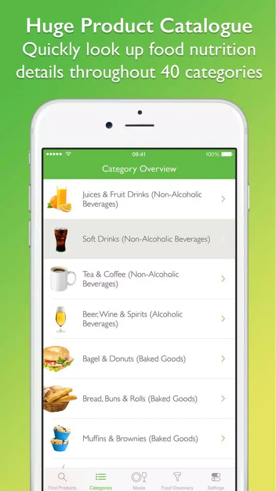 Zrzuty ekranu Supermarket Food Nutrition & Calorie Guide