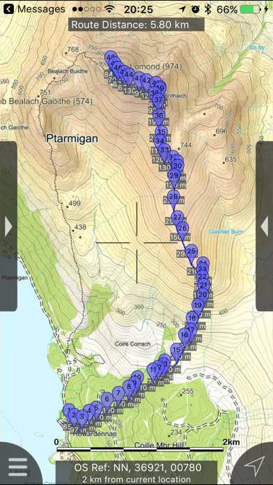 Tangkapan skrin Loch Lomond Maps Offline