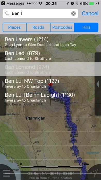 Tangkapan skrin Loch Lomond Maps Offline