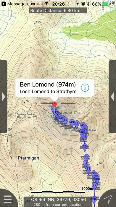 Tangkapan skrin Loch Lomond Maps Offline