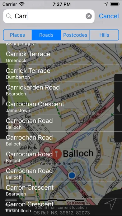 Tangkapan skrin Loch Lomond Maps Offline