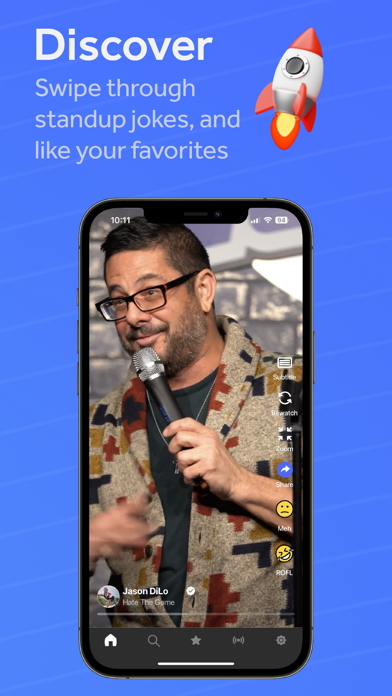 Screenshot di ROFL Stand-up Comedy Video App