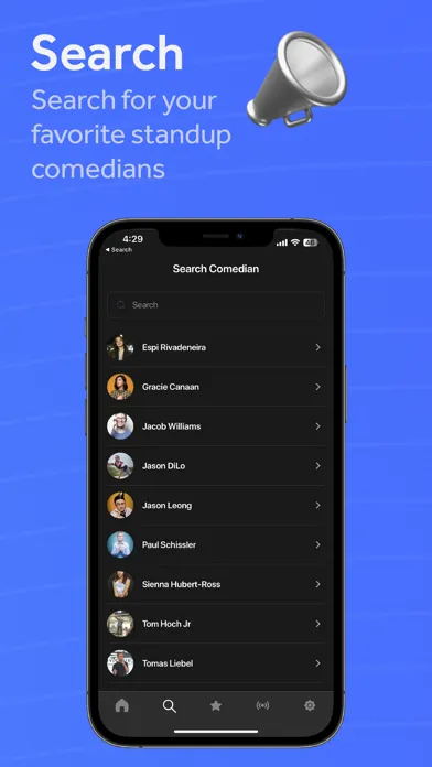 ROFL Stand-up Comedy Video App Screenshots