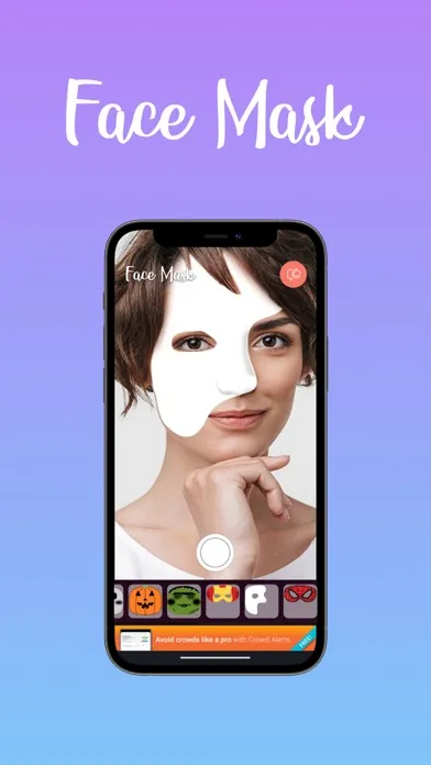 Face Mask - Augmented Reality Screenshots