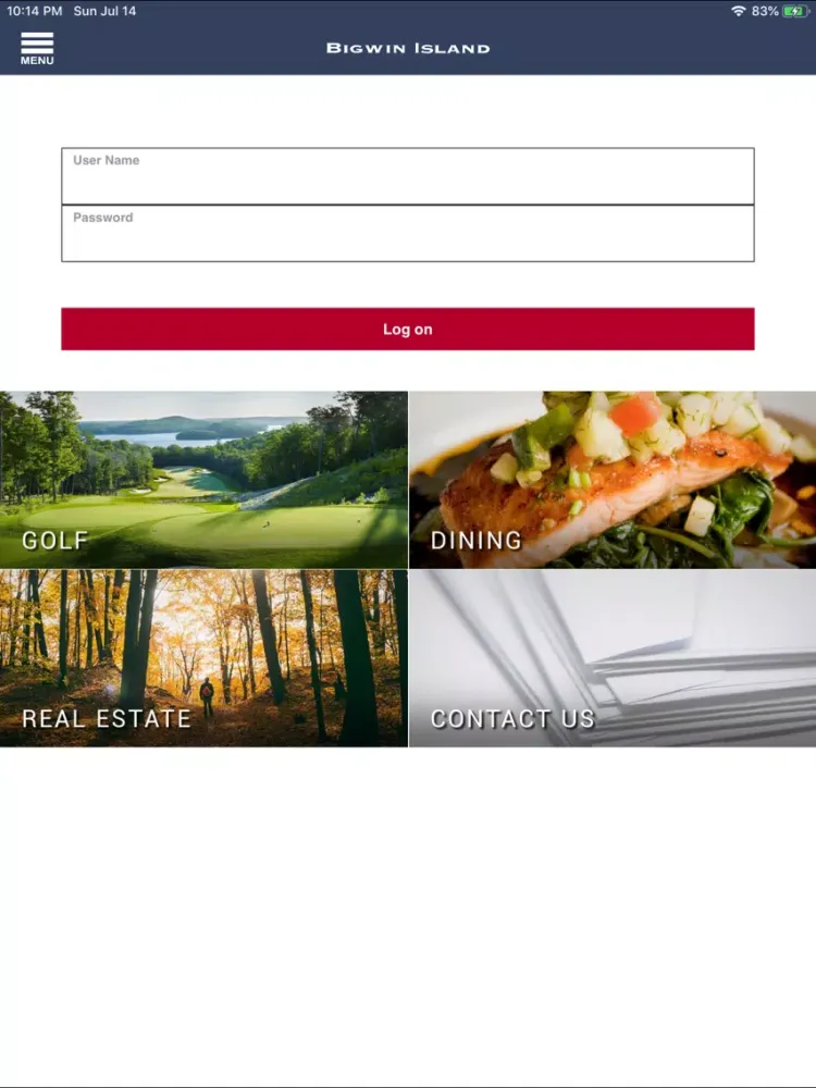 صور Bigwin Island Golf Club iPad 