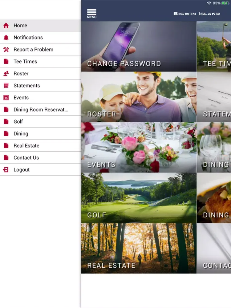 صور Bigwin Island Golf Club iPad 