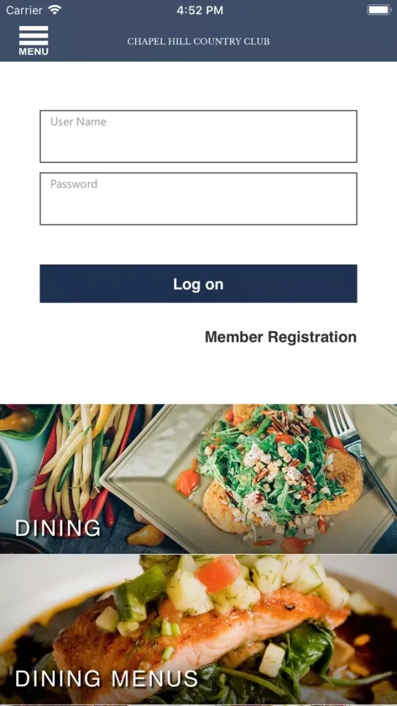 Chapel Hill Country Club 스크린샷