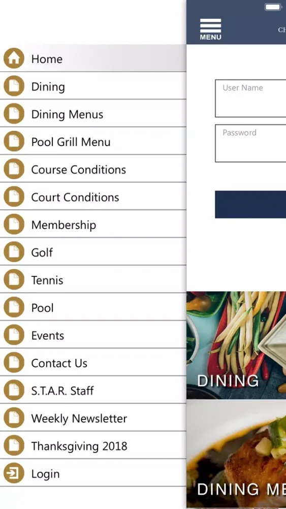 Chapel Hill Country Club 스크린샷