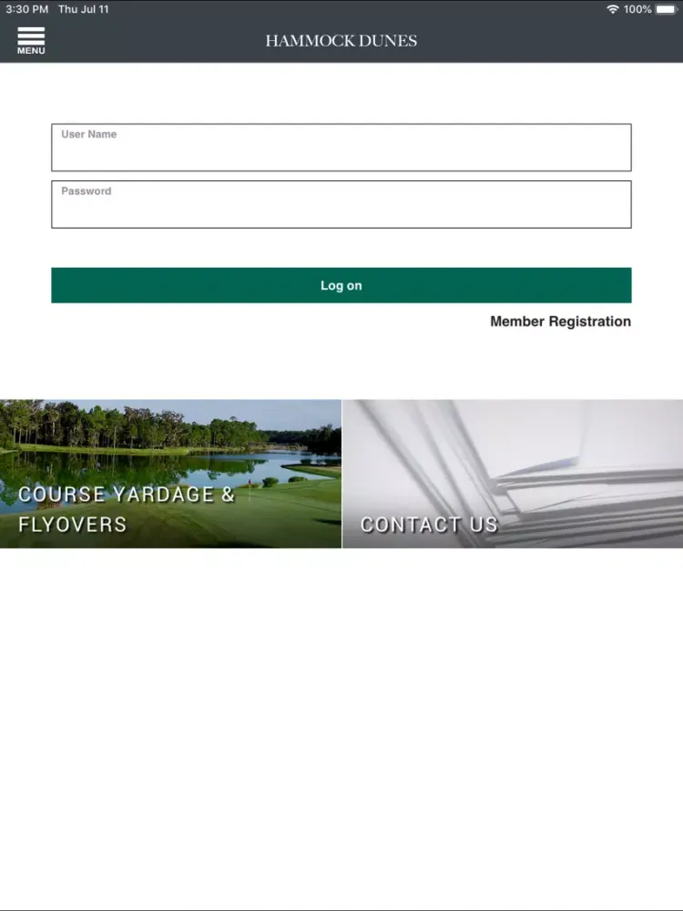 Hammock Dunes Club Members iPad スクリーンショット