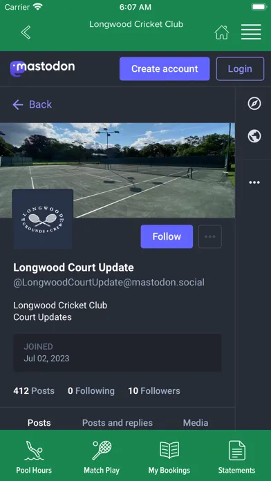 Tangkapan layar Longwood Cricket Club