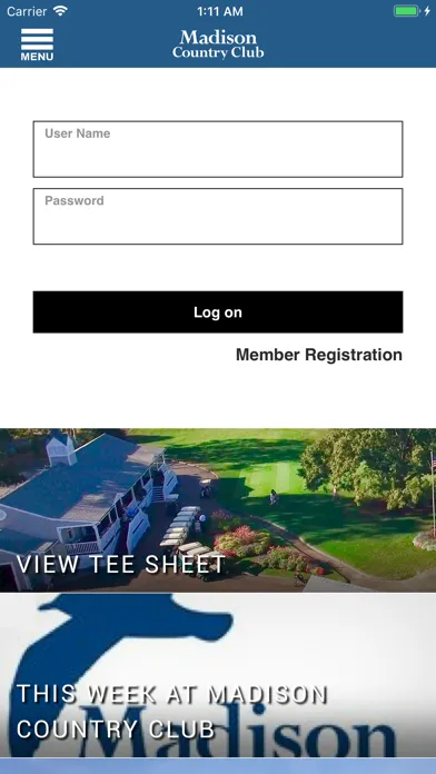 Tangkapan layar Madison Country Club -CT