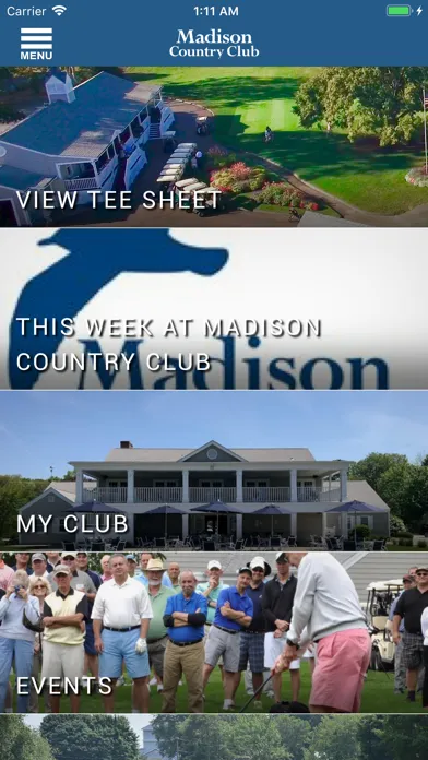 Tangkapan layar Madison Country Club -CT