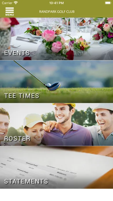 Capturas de tela do Randpark GC