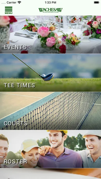 Capturas de tela do Wachesaw Plantation Club