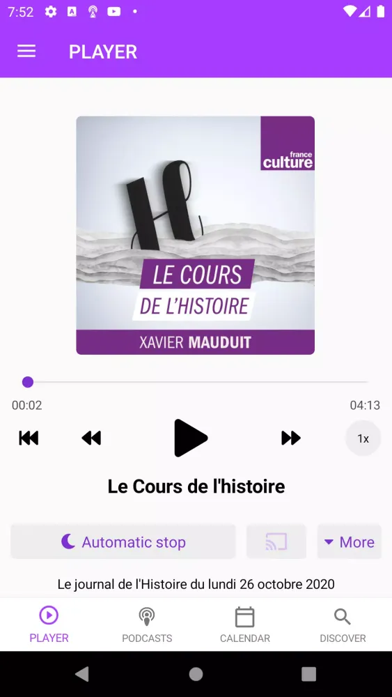 Capturas de tela do Podcasts Player and tracker