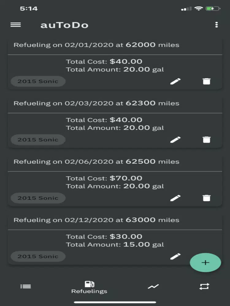 auToDo Simple Car Maintenance iPad  سکرین شاٹس