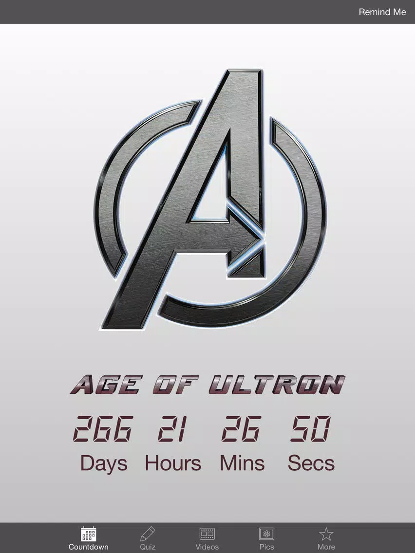 صور Countdown - Avengers: Age of Ultron Edition iPad 