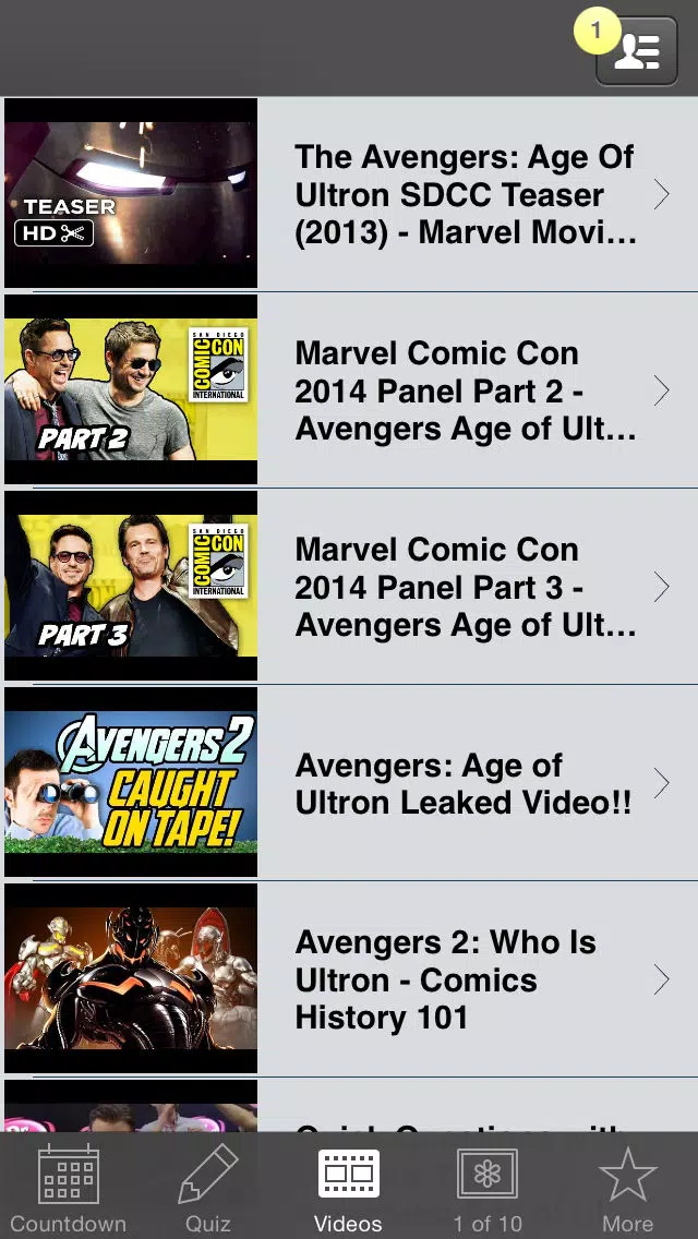 صور Countdown - Avengers: Age of Ultron Edition