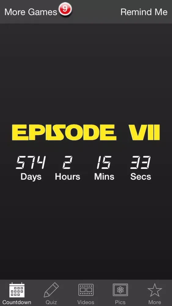 Countdown - Star Wars: Episode VII Edition应用截图