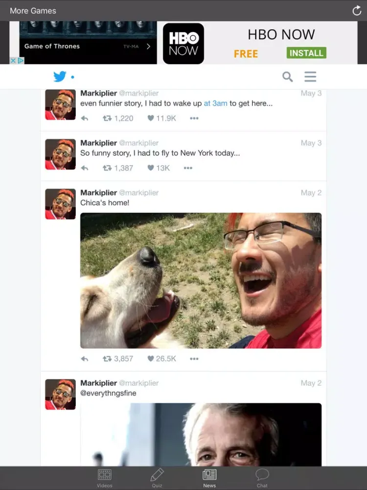 تصاویر Fan Club for Markiplier iPad 