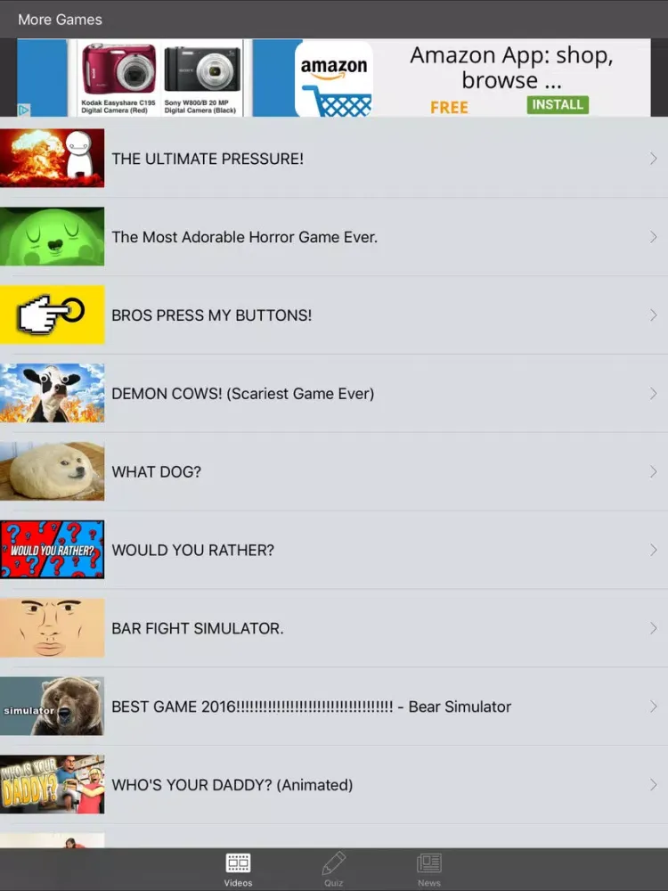 Tangkapan skrin Fan Club for PewDiePie iPad 