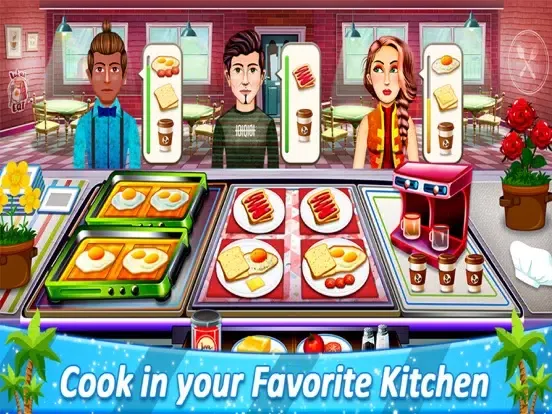 Ảnh chụp màn hình của Cooking Fun: Restaurant Game iPad 