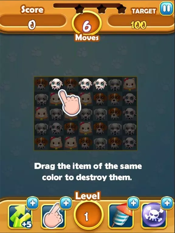 Captures d'écran de Pet Crush Match 3 iPad 