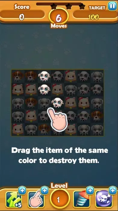 Captures d'écran de Pet Crush Match 3