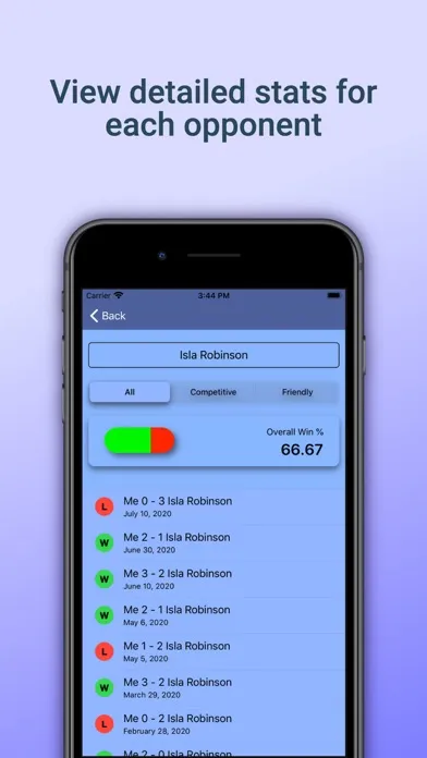 Tangkapan layar Result Log - Save Your Results