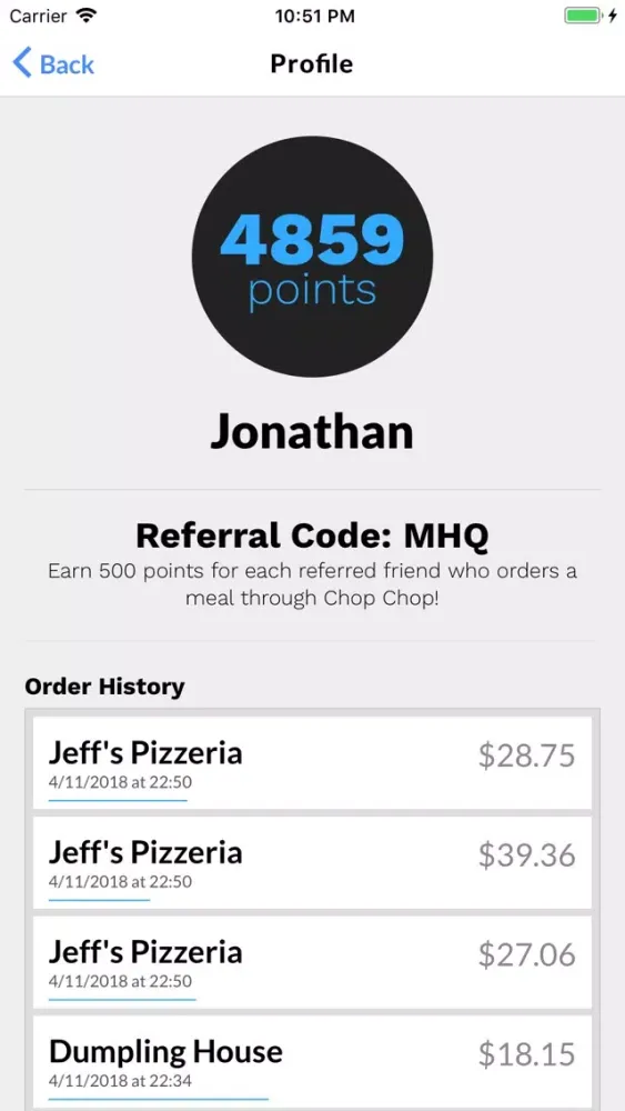 Capturas de pantalla de Presto Pickup: Order Ahead