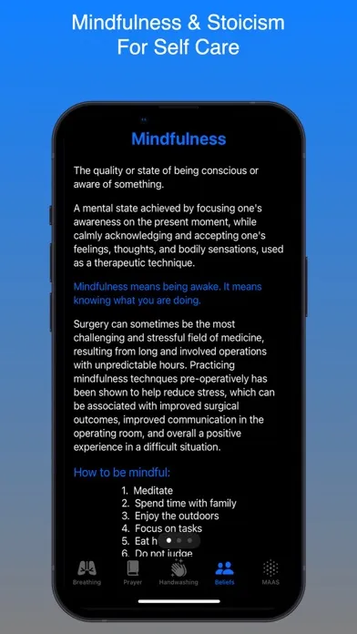 Tangkapan skrin Surgical Mindfulness