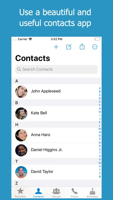ContactsXL + Favorites Widget स्क्रीनशॉट