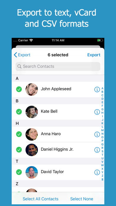 Скриншоты ContactsXL + Favorites Widget