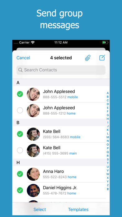 Скриншоты ContactsXL + Favorites Widget