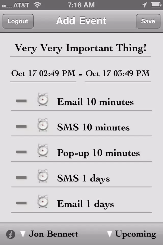Capturas de pantalla de GooMinder Free (Google Calendar Fast Entry)