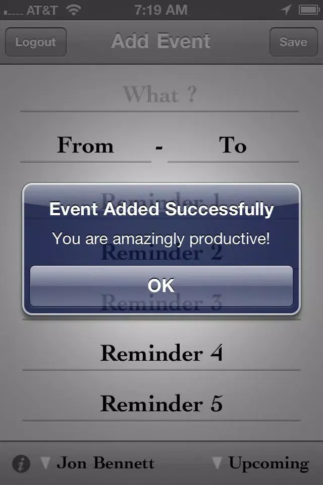 Capturas de pantalla de GooMinder Free (Google Calendar Fast Entry)