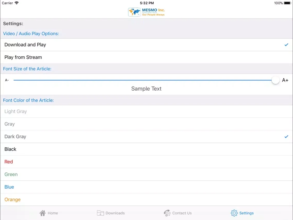 MESMO Inc. iPad  স্ক্রিনশট