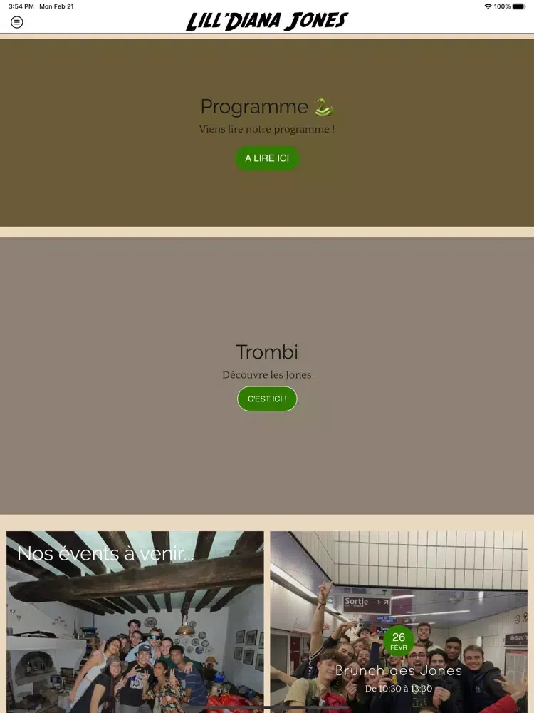 Lill'Diana Jones iPad  스크린샷