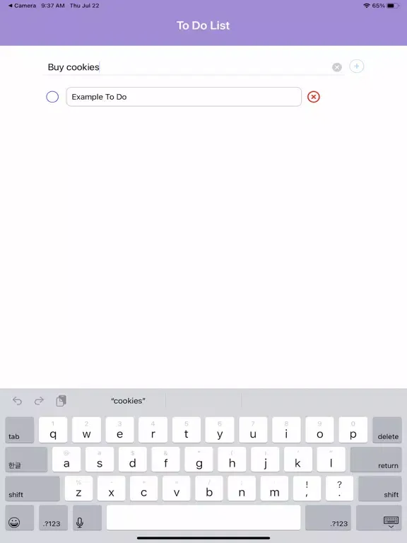 Checked-To-Do iPad 应用截图