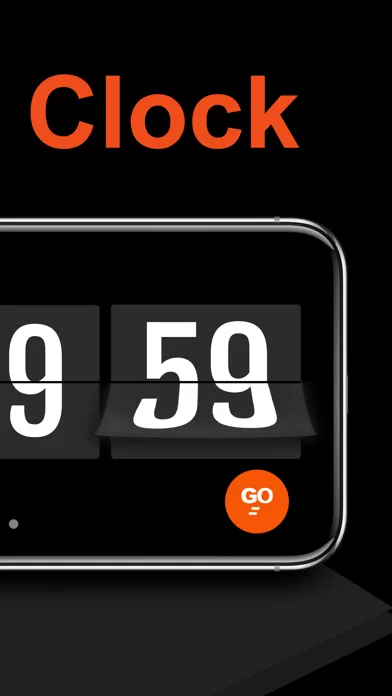 Capturas de tela do Aesthetic Flip Clock