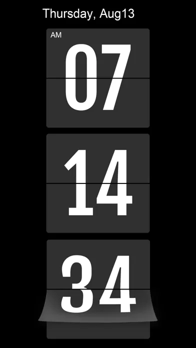Capturas de tela do Aesthetic Flip Clock