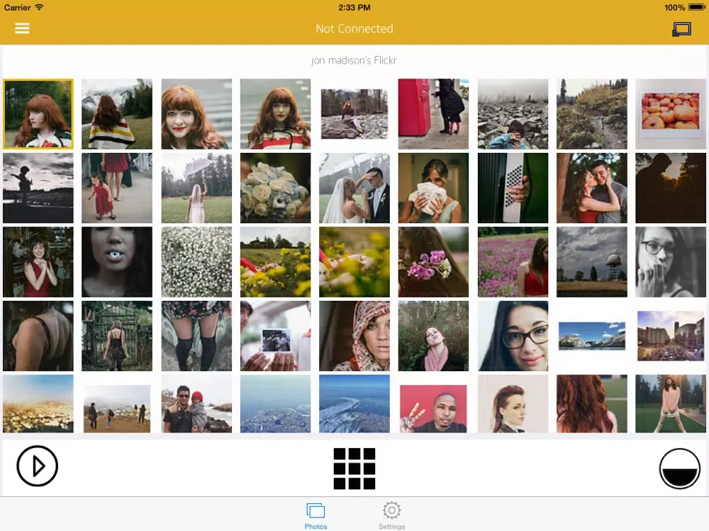 Zrzuty ekranu PixiPush - Photos with friends on your Chromecast iPad 
